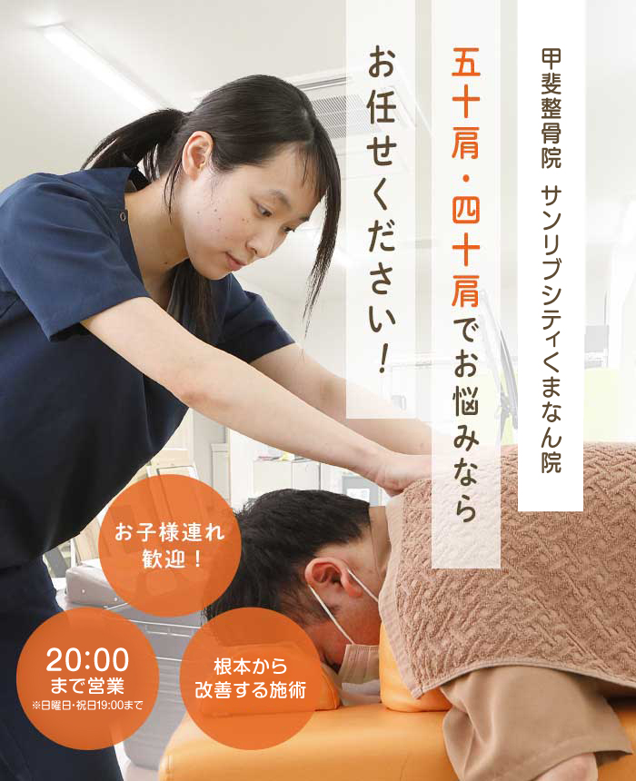 五十肩・四十肩について
